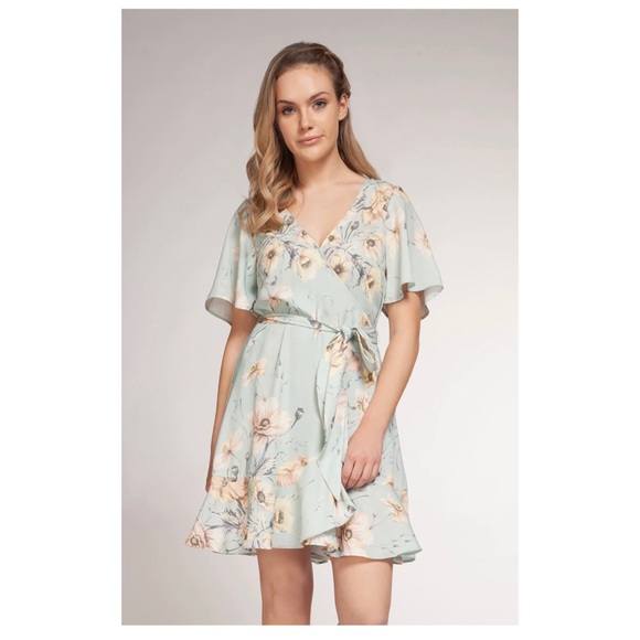 Dex Vintage Floral Style Wrap Dress - Picture 1 of 13